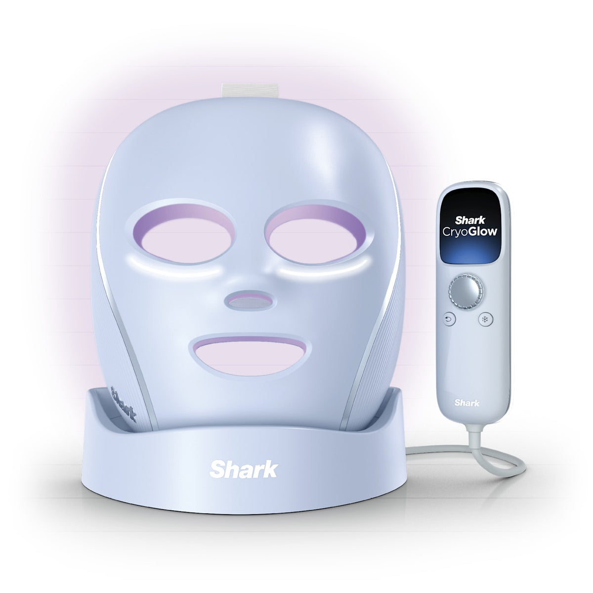 Shark™ CryoGlow™ Cooling + Red Blue & Infrared iQLED Face Mask with Charging Stand