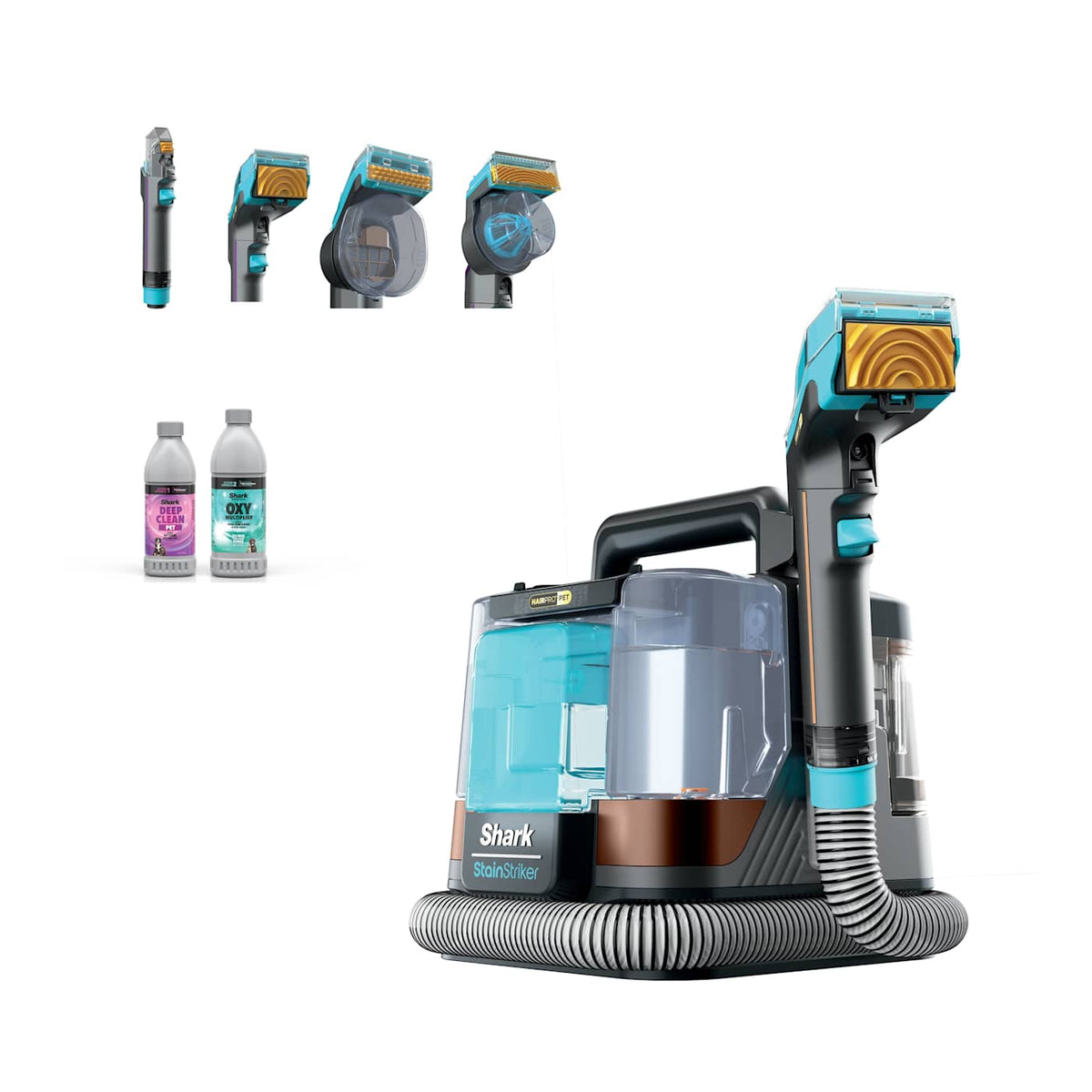 Shark® StainStriker™ HairPro Pet Portable Deep Cleaner